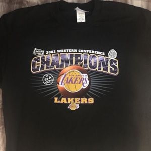 Vintage Lakers champions